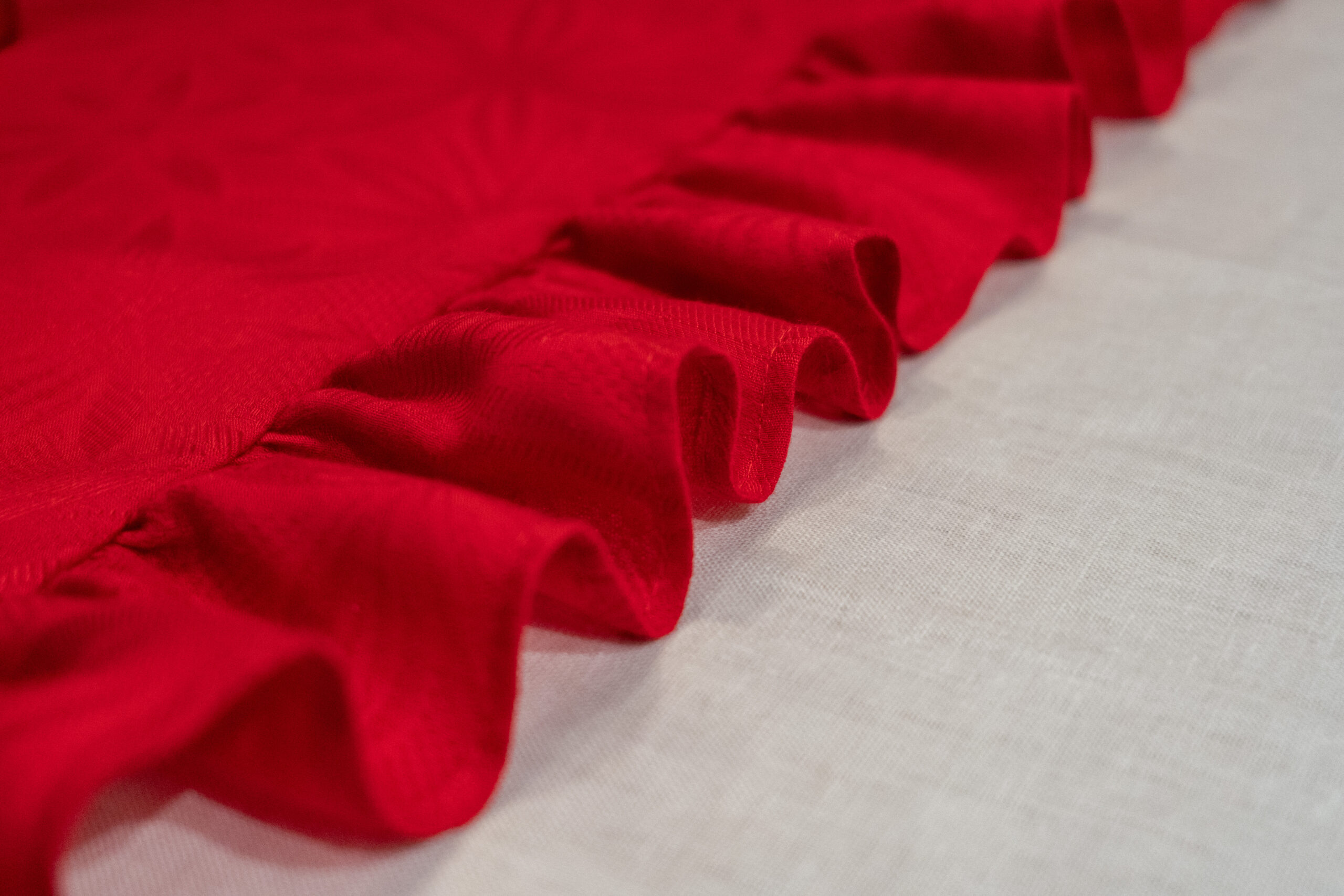 Runner Folho Linho Vermelho - Image 4