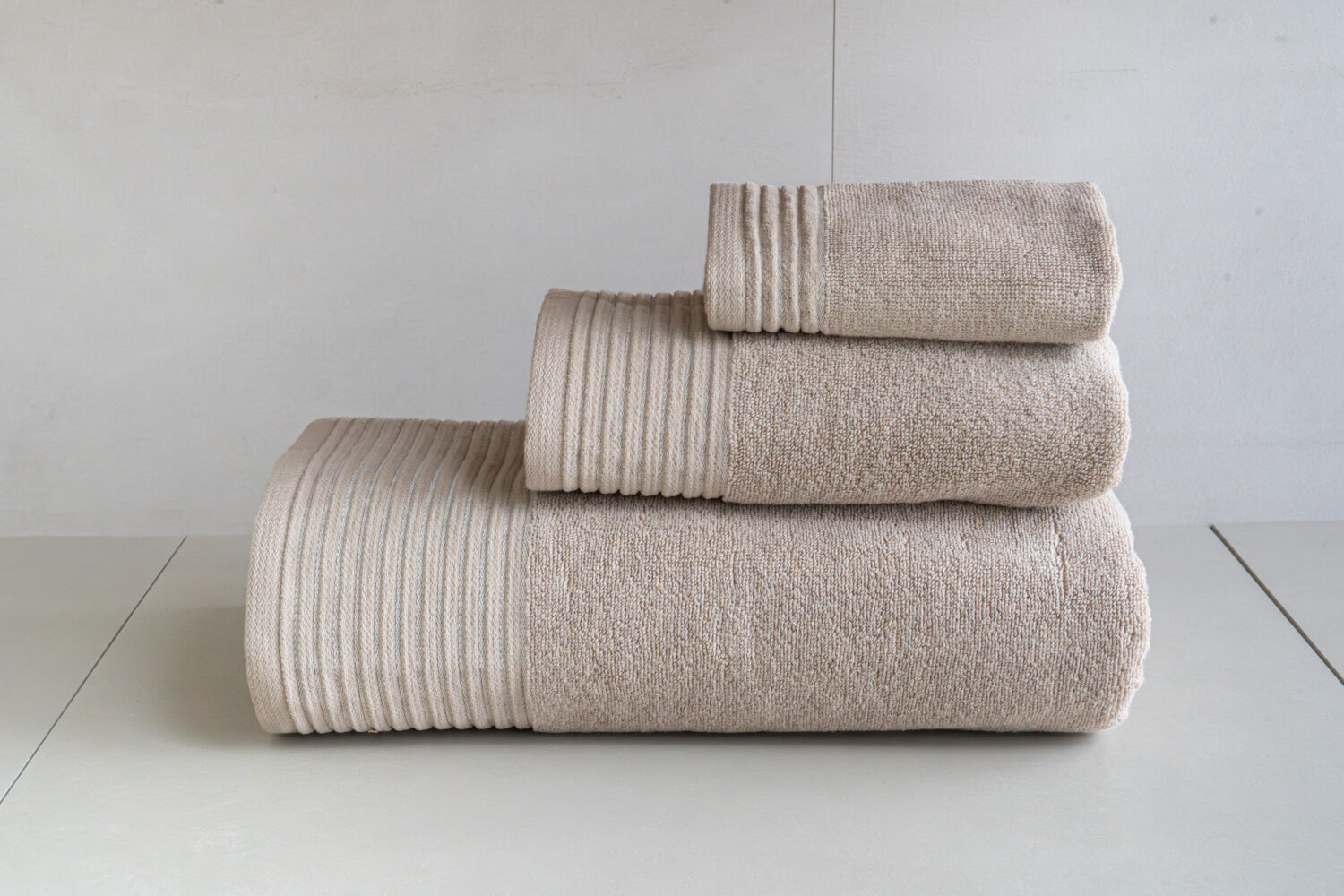 Conjunto de Banho Hisbisco Taupe