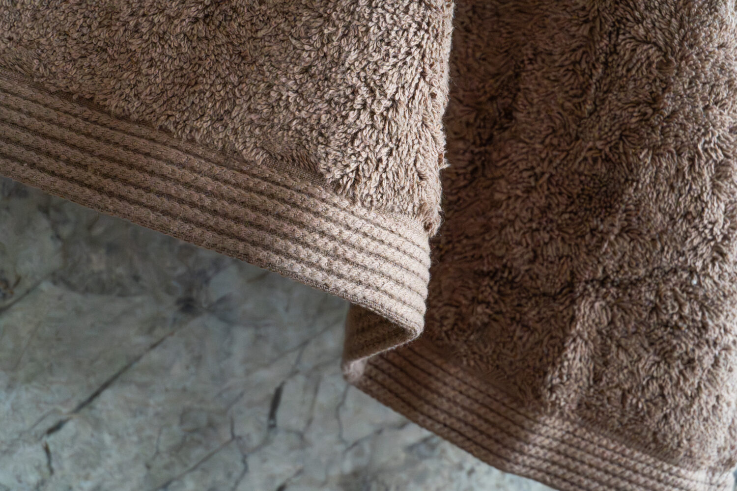 Conjunto de Banho Liso Tostado