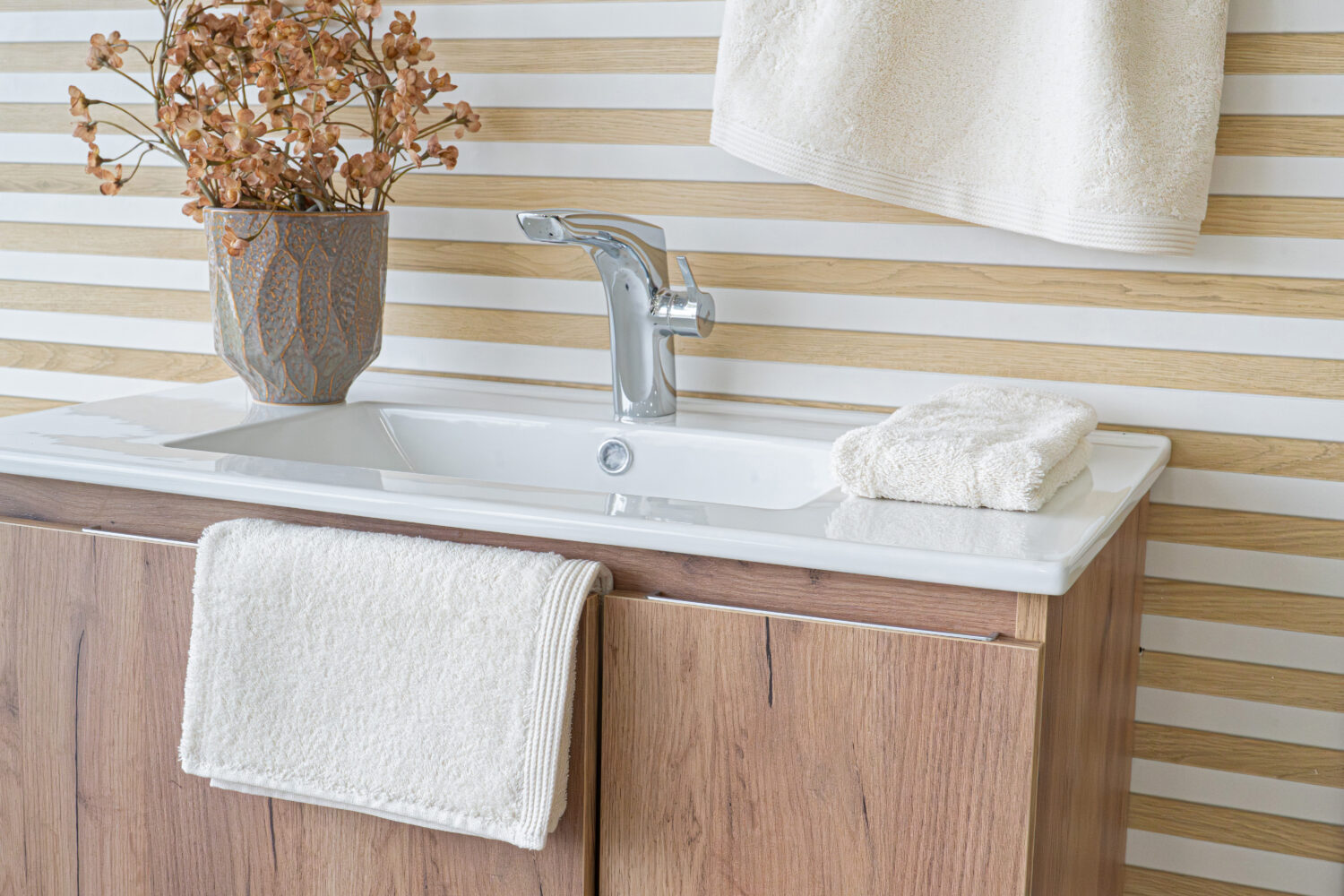 Conjunto de Banho Liso Natural