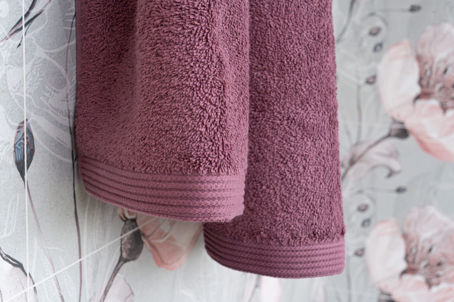 Conjunto de Banho Liso Lavanda