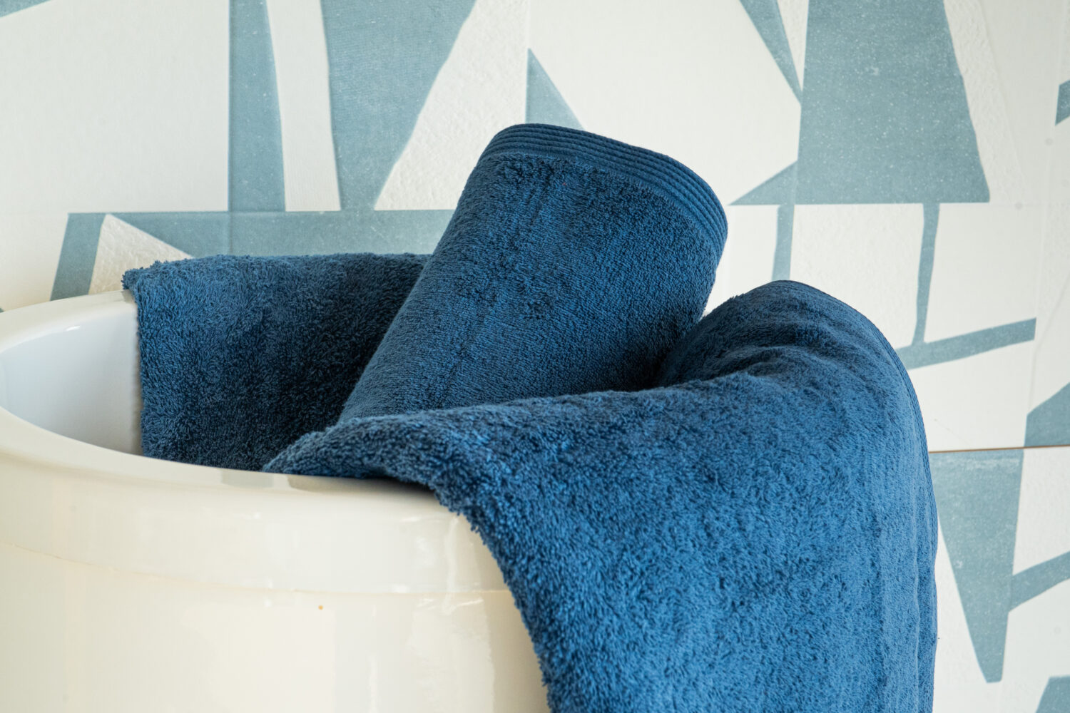 Conjunto de Banho Liso Denim