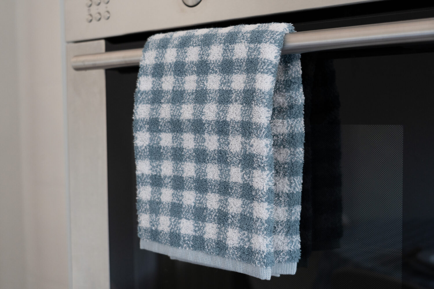 Pano Cozinha Felpo Algodão Xadrez Az